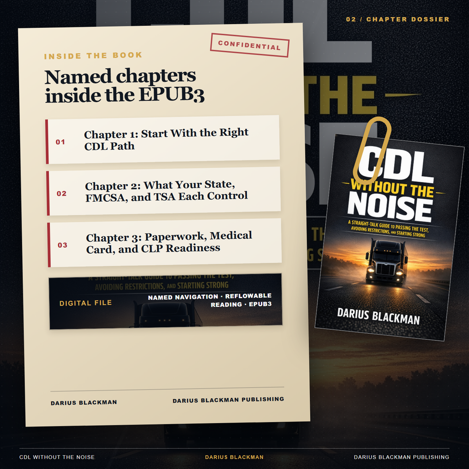 CDL Without the Noise — Chapter Dossier — EPUB3 ebook