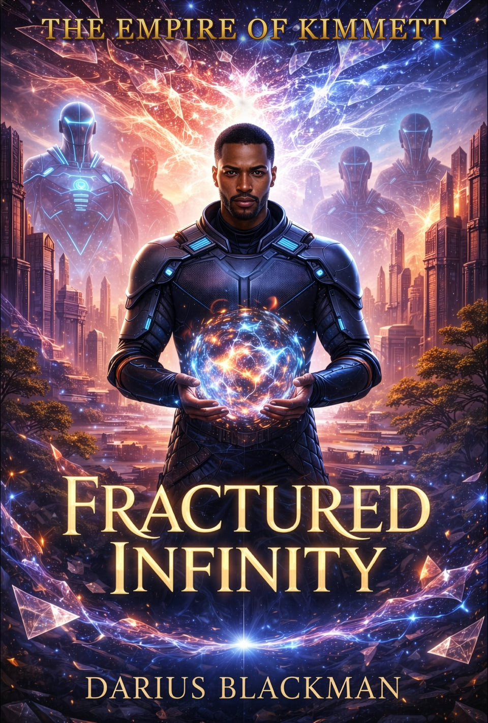 Empire Of Kimmett Fractured Infinity Book Three — Front Cover — EPUB ebook