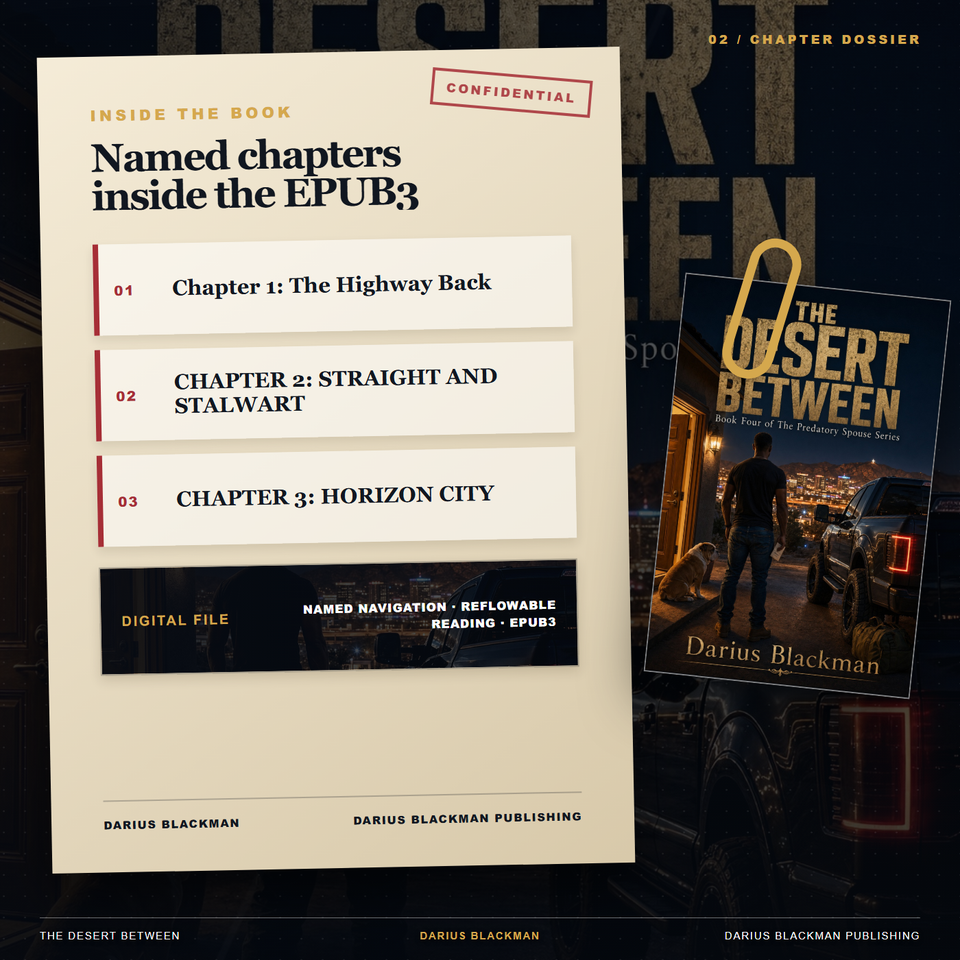 The Desert Between — Chapter Dossier — EPUB3 ebook