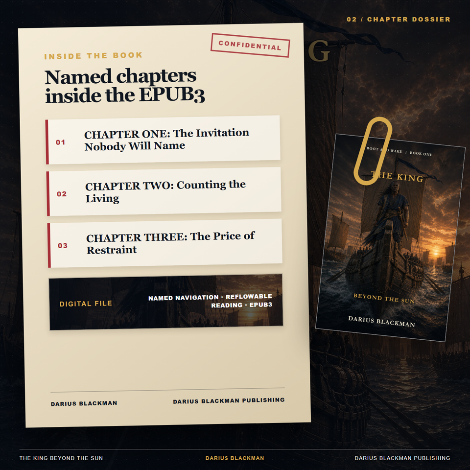 The King Beyond the Sun — Chapter Dossier — EPUB3 ebook