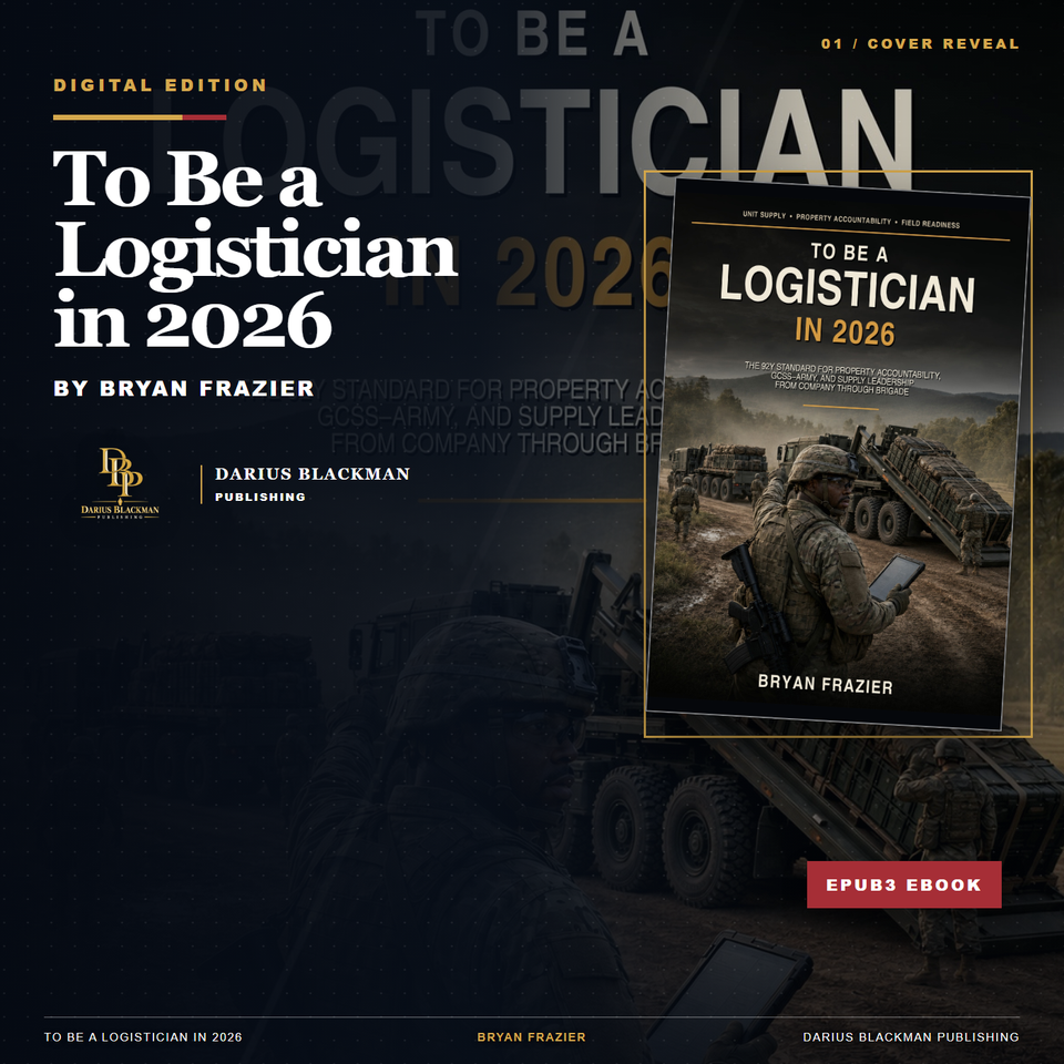 To Be a Logistician in 2026 — Cover Reveal — EPUB3 ebook