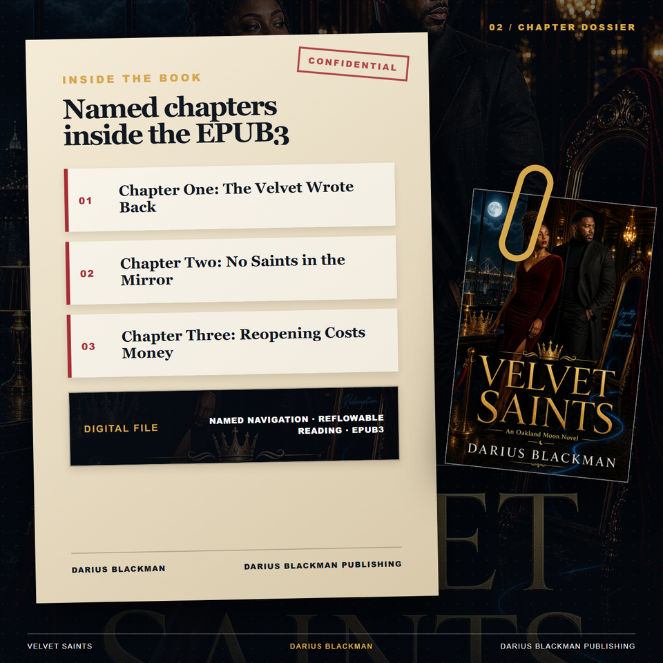 Velvet Saints — Chapter Dossier — EPUB3 ebook